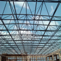 Estructura de techo de marco de espacio de luz prefabricado para edificio comercial de la sala de exposición